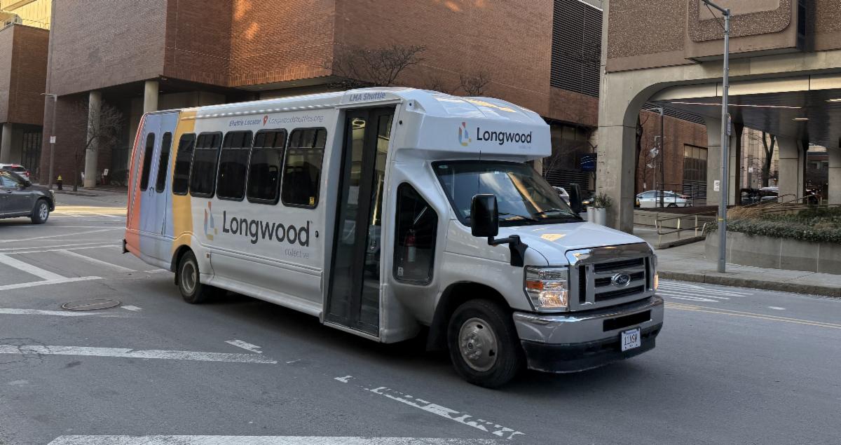 new LMA cutvan with pink, yellow, and blue stripes