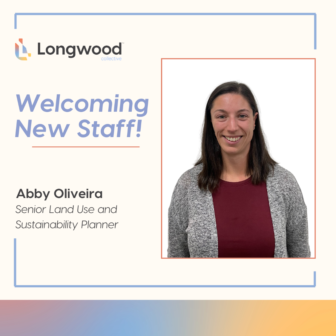 graphic of new staff member abby