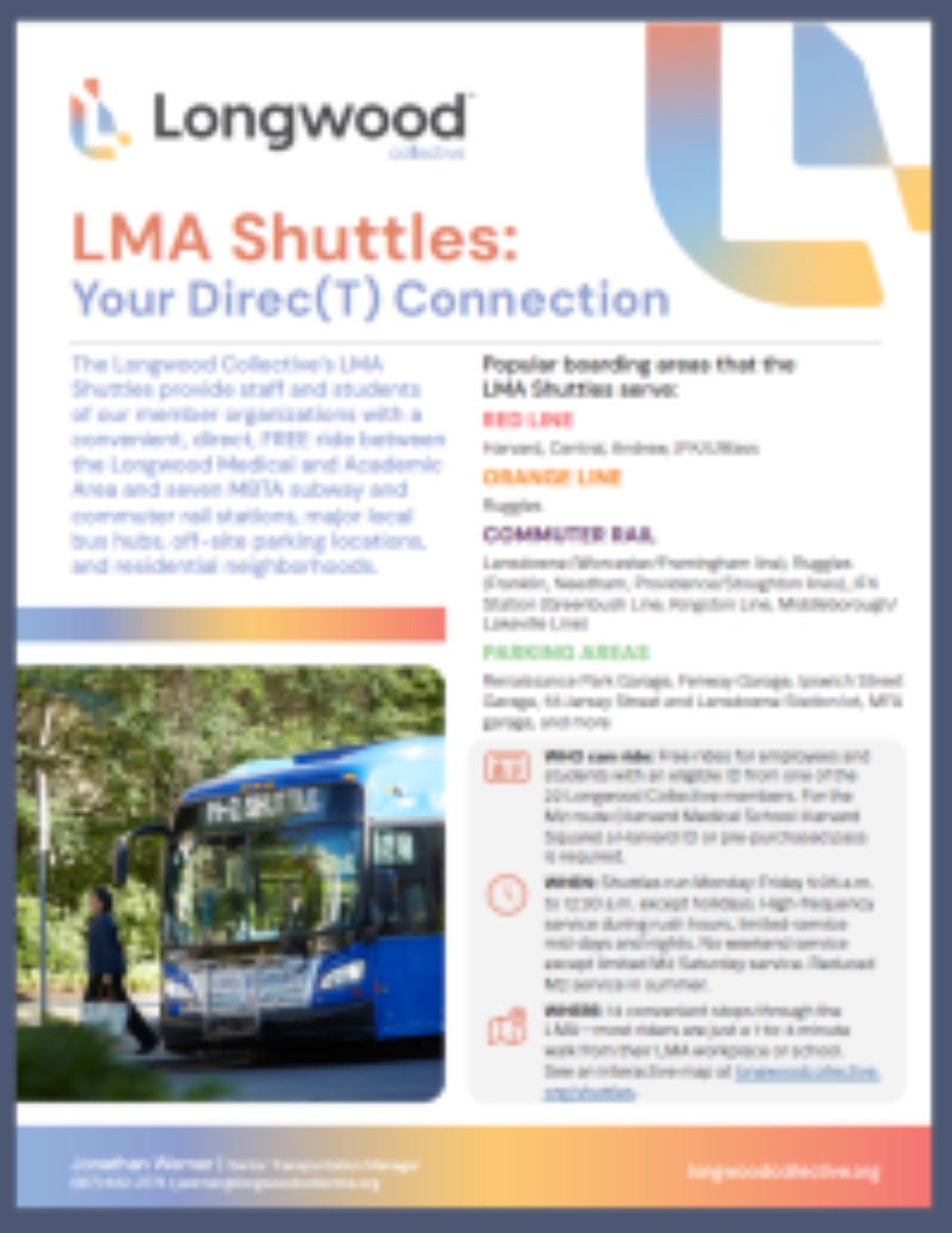 shuttles informational flyer